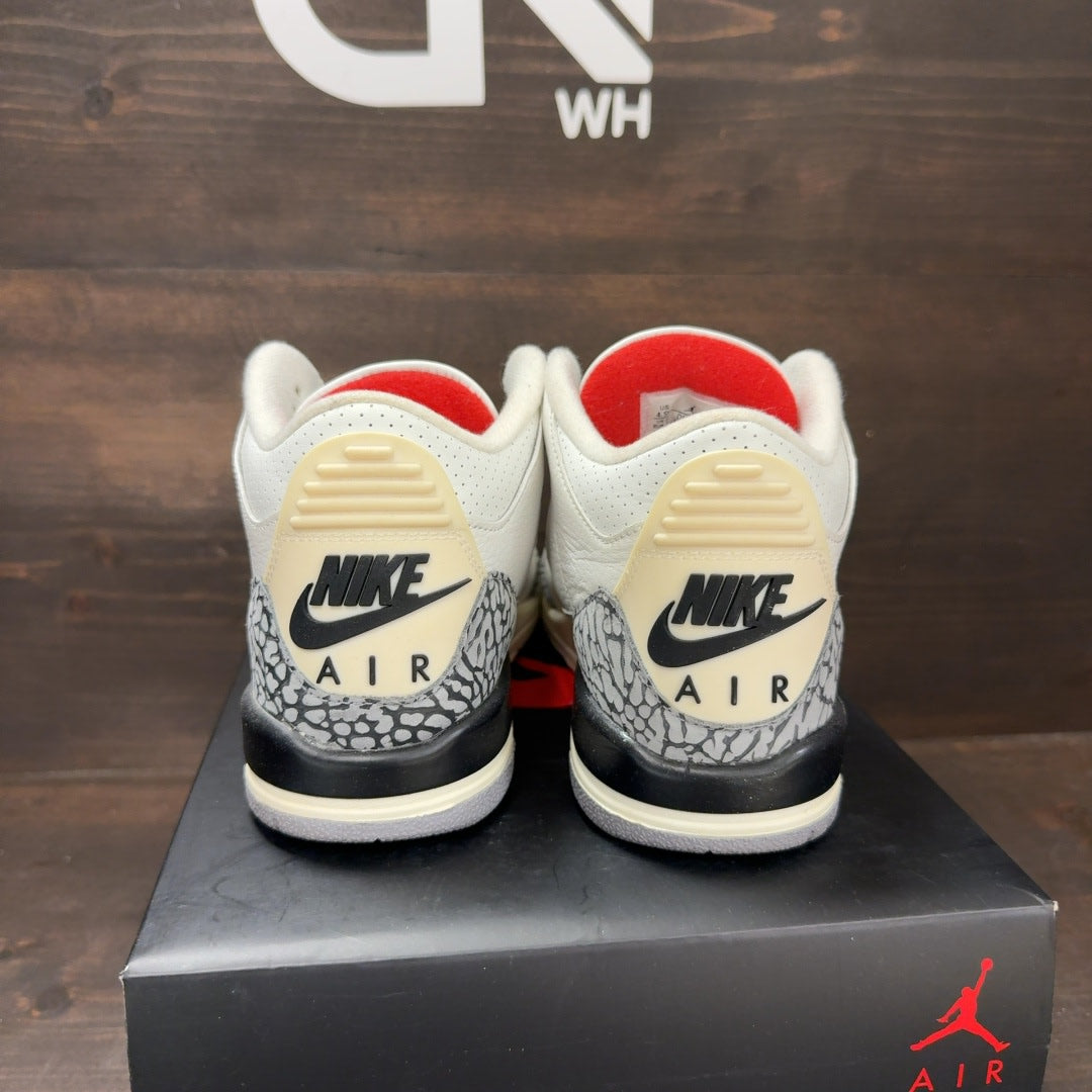 Jordan 3 Retro White Cement Reimagined (GS) Size 4.5Y (Pre-Owned)
