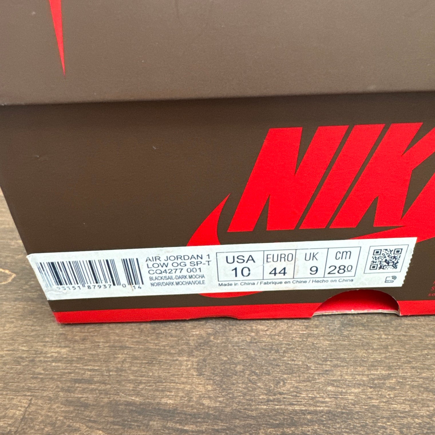 Travis Scott Mocha Jordan 1 Low (USED)