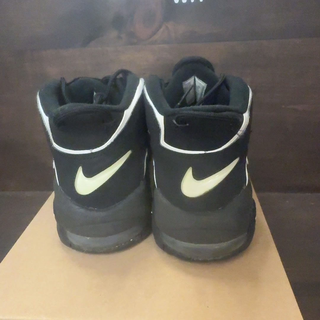 Nike Air More Uptempo Black White (GS) Size 7Y (Pre-Owned) - Image 4