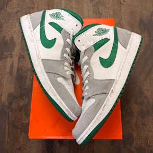 Jordan 1 Mid SE Grey Green Size 10.5 (Pre-Owned) - Image 1