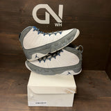 Jordan 9 Retro Flint Grey French Blue (2026) Size 11.5 (Pre-Owned) - front