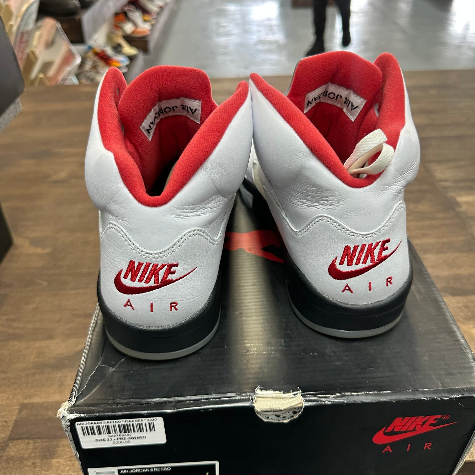 Fire Red Jordan 5 (USED)