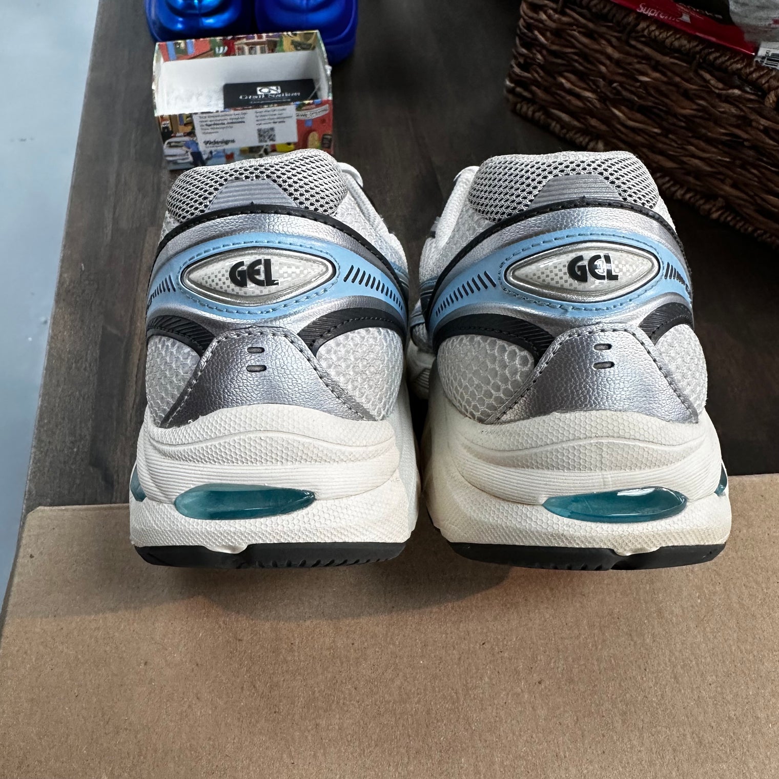 White Pure Silver Asics GT-2160 (USED,No Box)