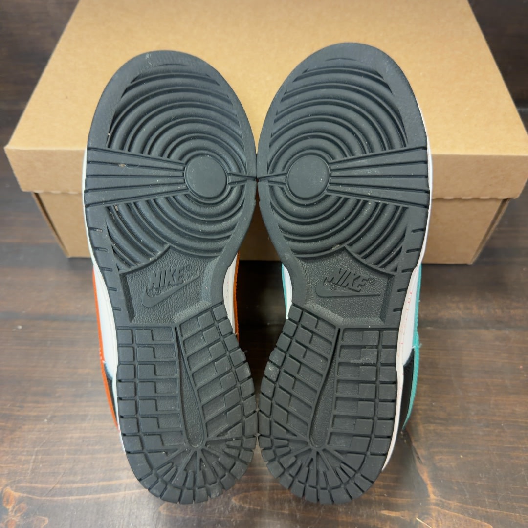 Nike Dunk Low Multiple Swooshes White Washed Teal (Women's) Size 7W (Pre-Owned) - Image 7