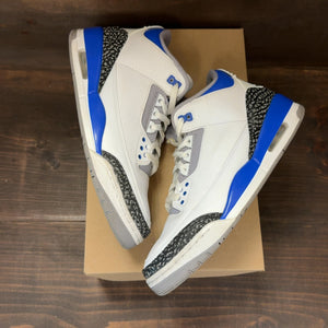 Jordan 3 Retro Racer Blue Size 9 (Pre-Owned) - Image 2