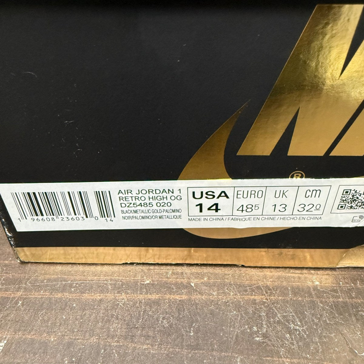 Jordan 1 Retro High OG Palomino Size 14 (Pre-Owned)