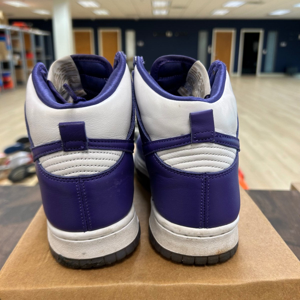 Nike Dunk High SP Varsity Purple (Women's) Size 9W (Pre-Owned) - Image 5