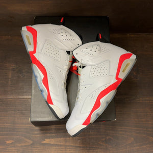 Jordan 6 Retro Infrared White (2014) Size 11.5 (Pre-Owned) - back
