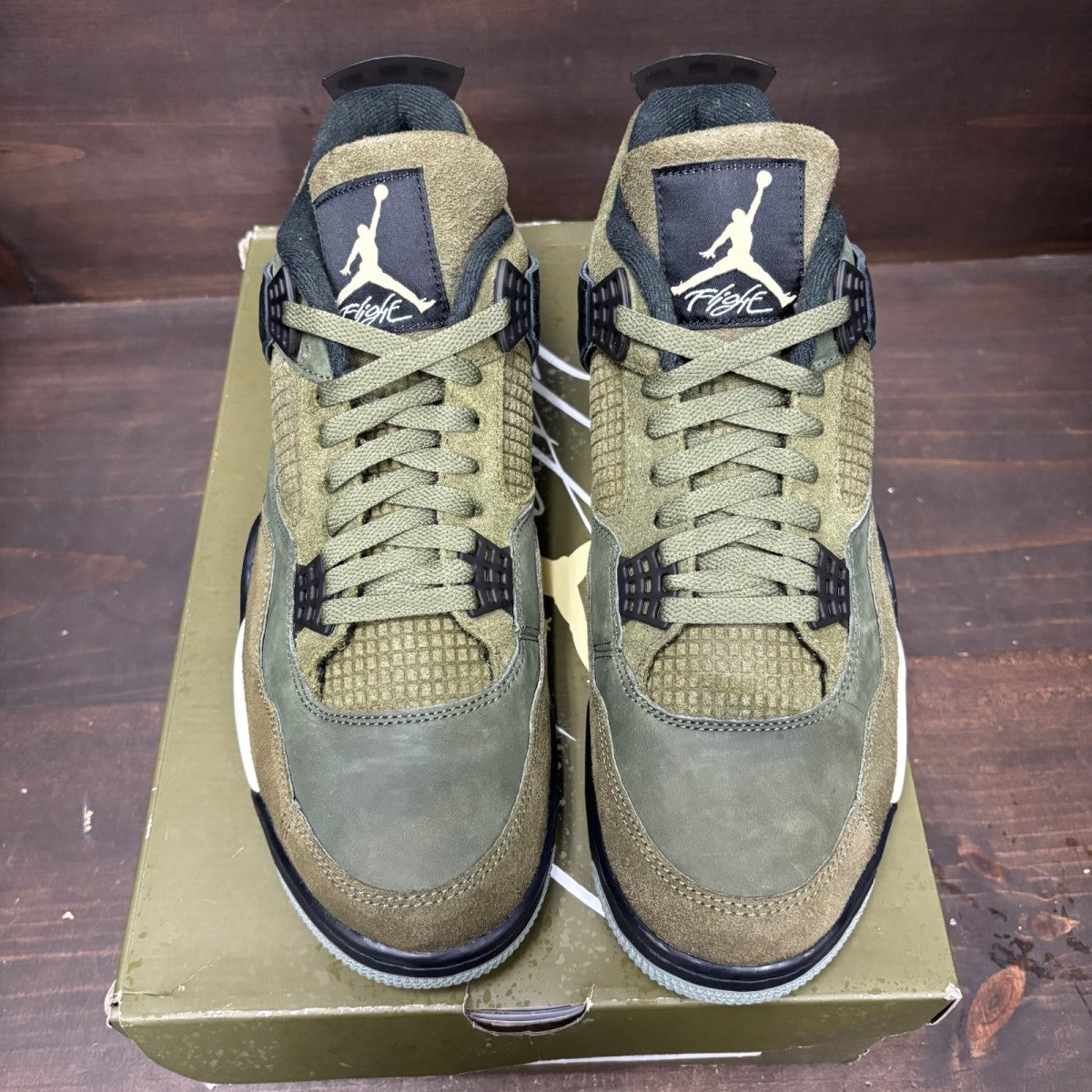 Jordan 4 Retro SE Craft Medium Olive Size 11.5 (Pre-Owned) - side