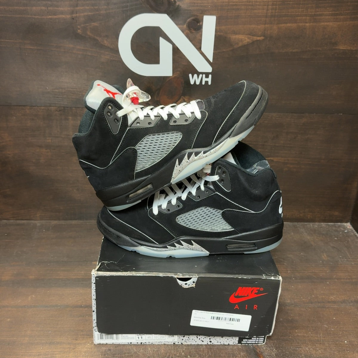 Jordan 5 Retro OG Black Metallic Reimagined - Image 1