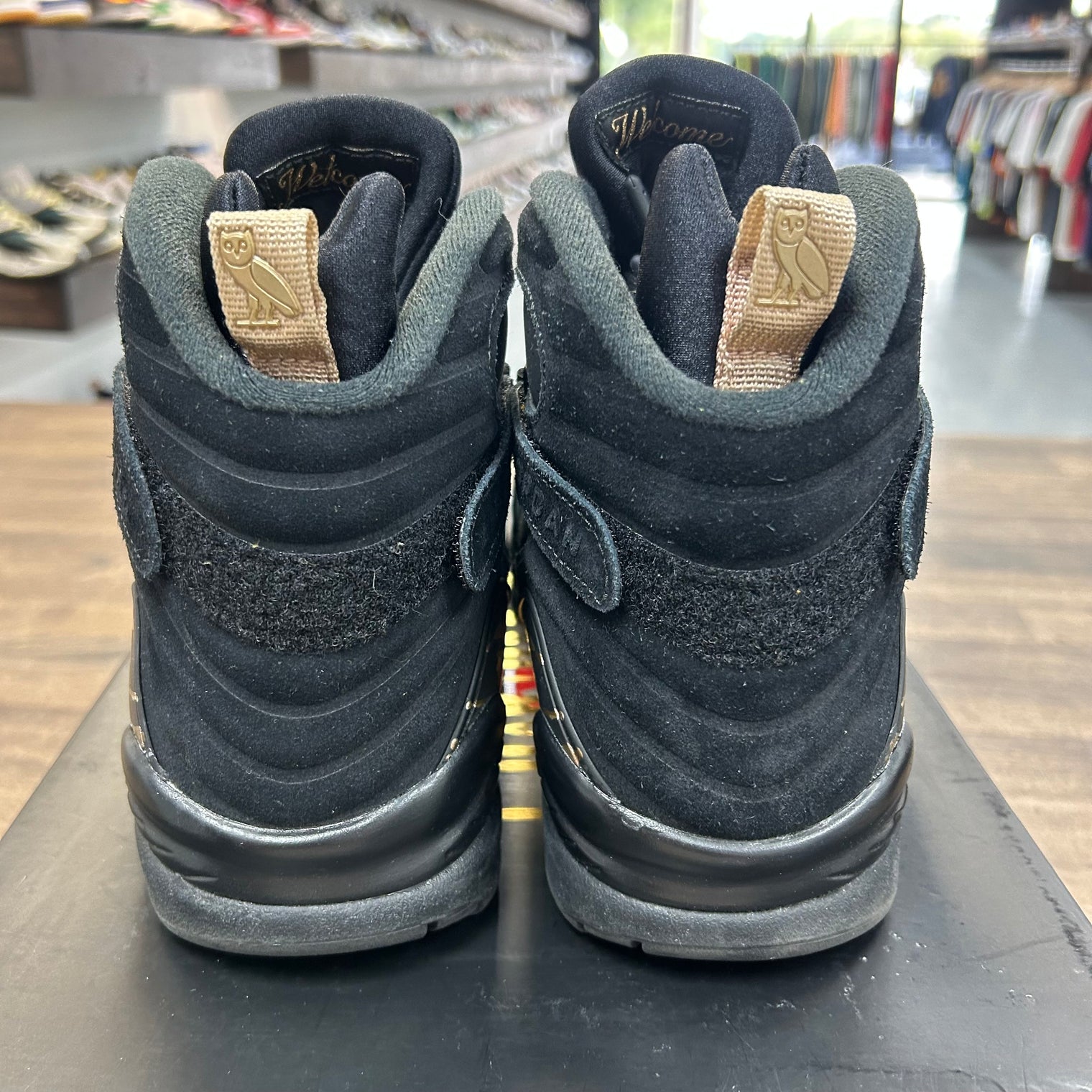 OVO Black Jordan 8 Retro (Used)