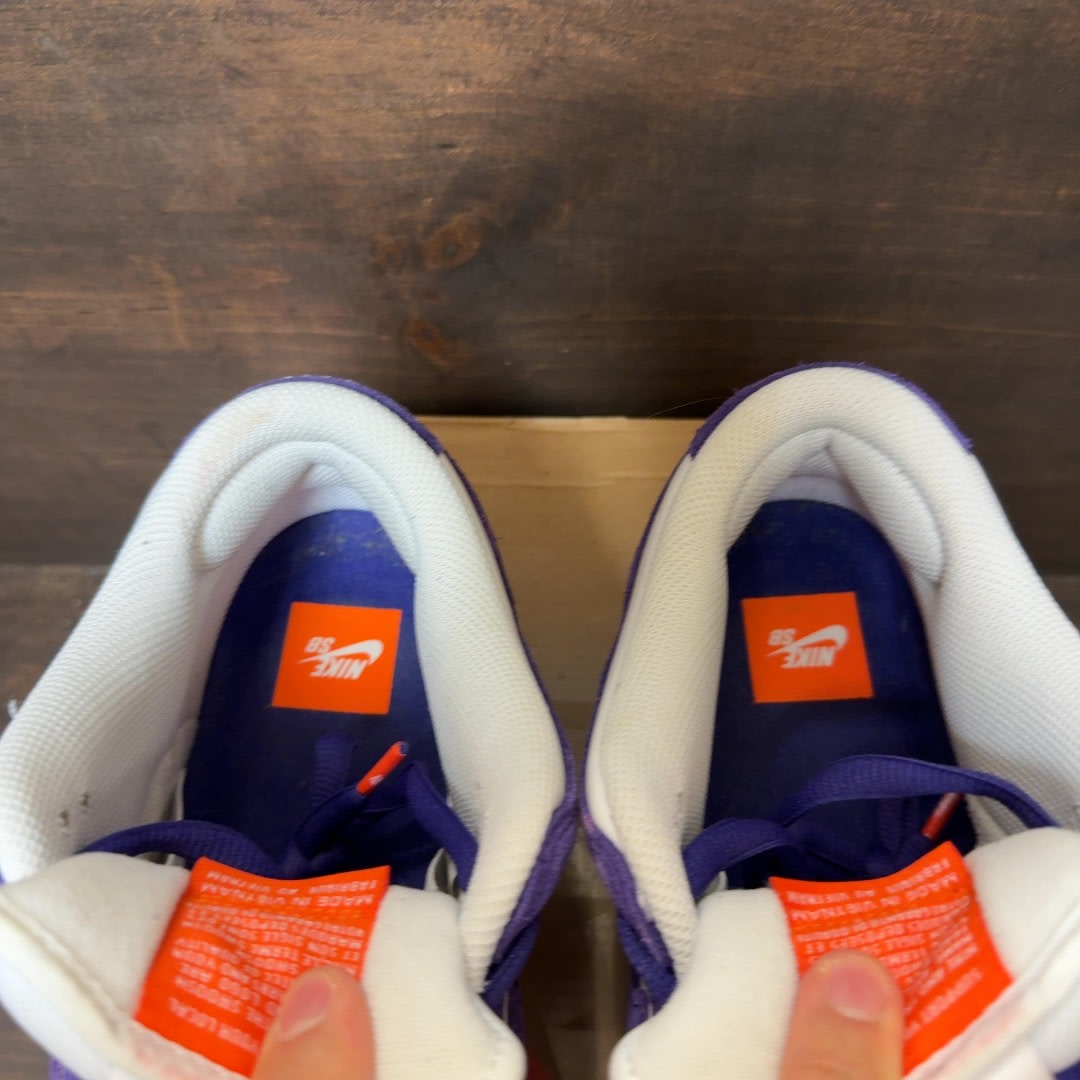 Nike SB Dunk Low Pro ISO Orange Label Court Purple - Image 4