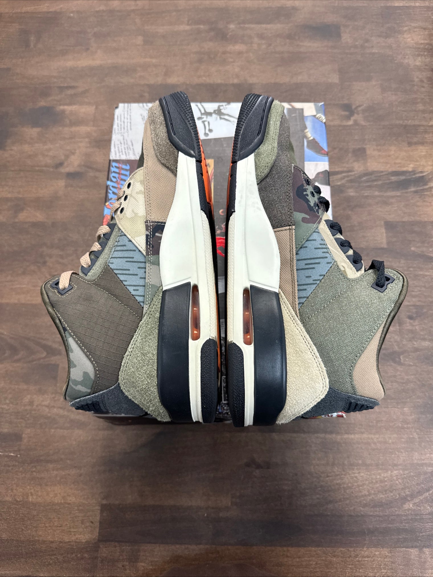 Patchwork Camo Jordan 3 (USED)