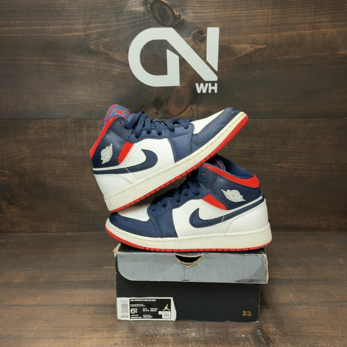 Jordan 1 Mid SE USA (GS) - Image 1
