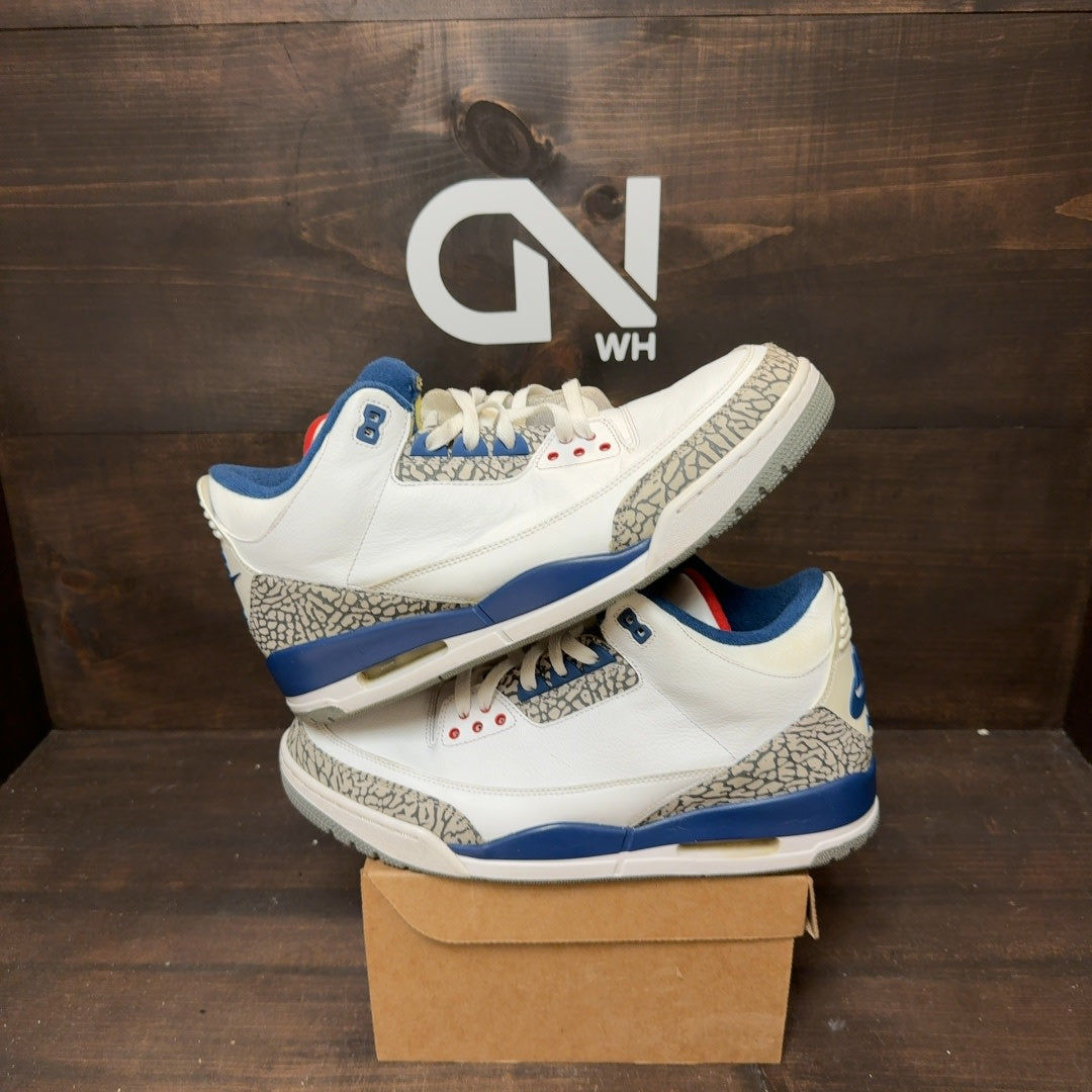 Jordan 3 Retro True Blue (2016) Size 13 (Pre-Owned) - Image 1