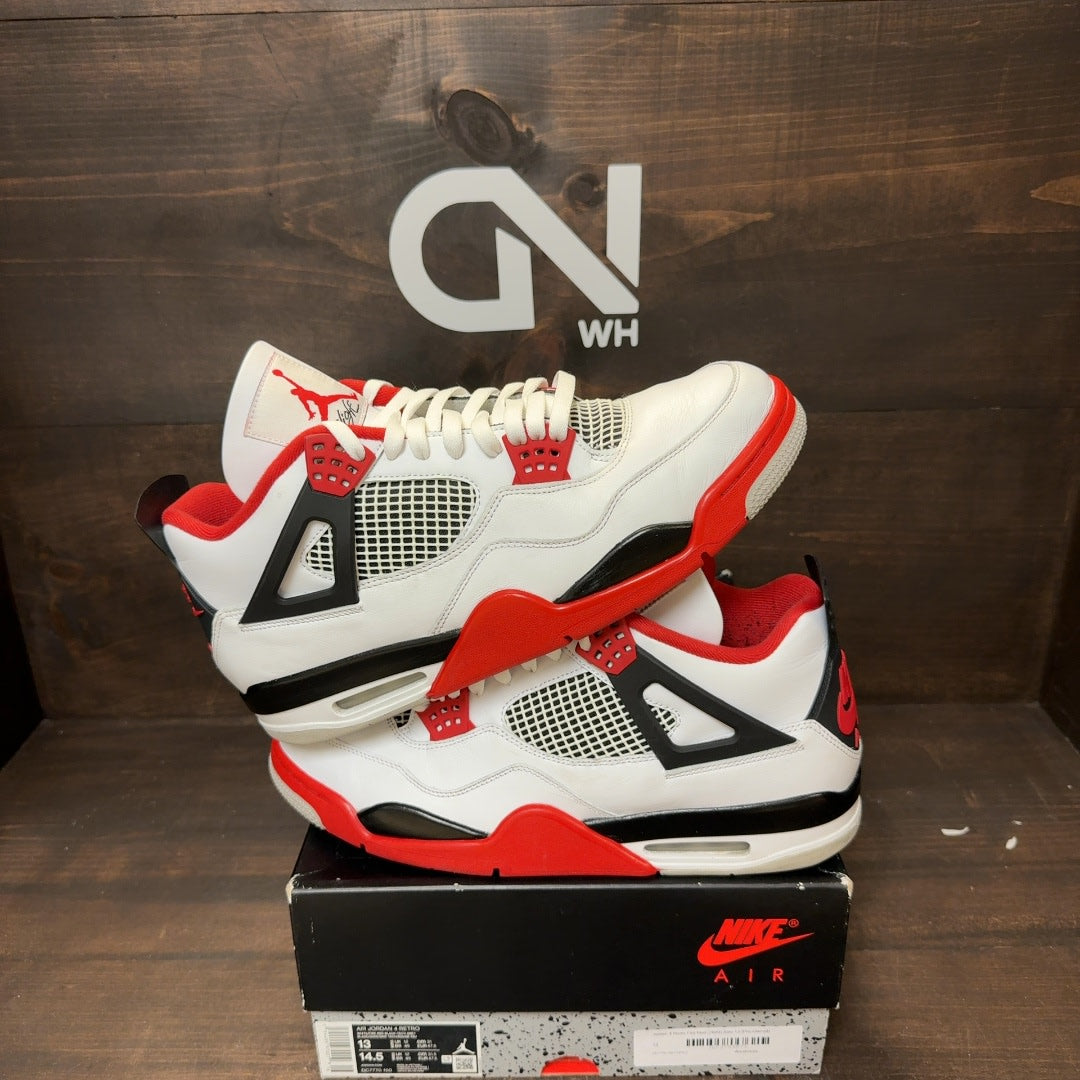 Jordan 4 Retro Fire Red (2020) - Image 1