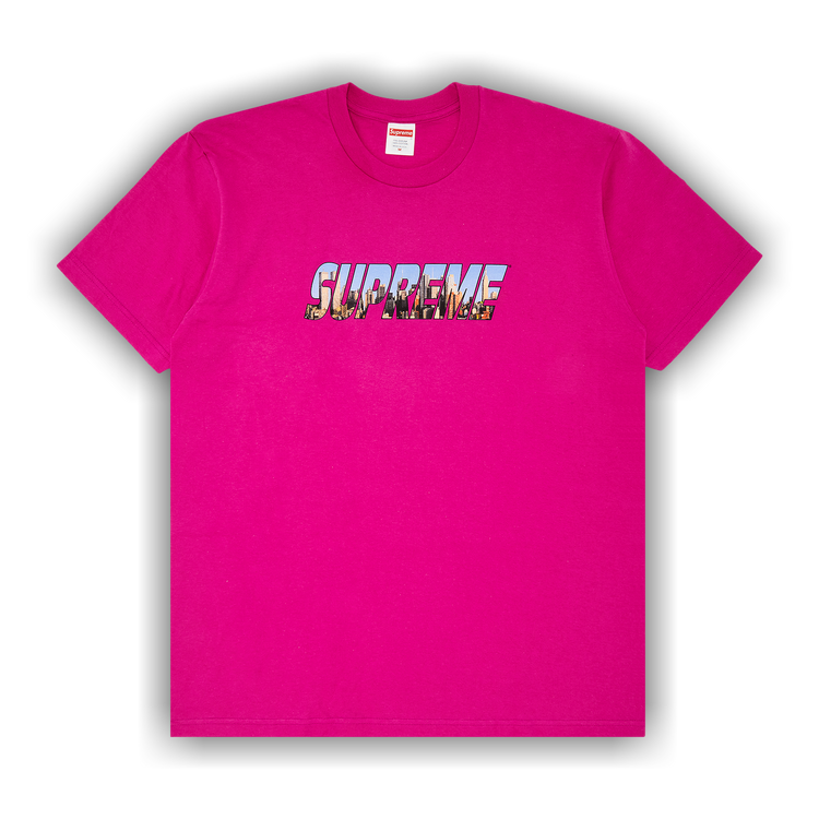 Supreme Gotham Tee 'Magenta'