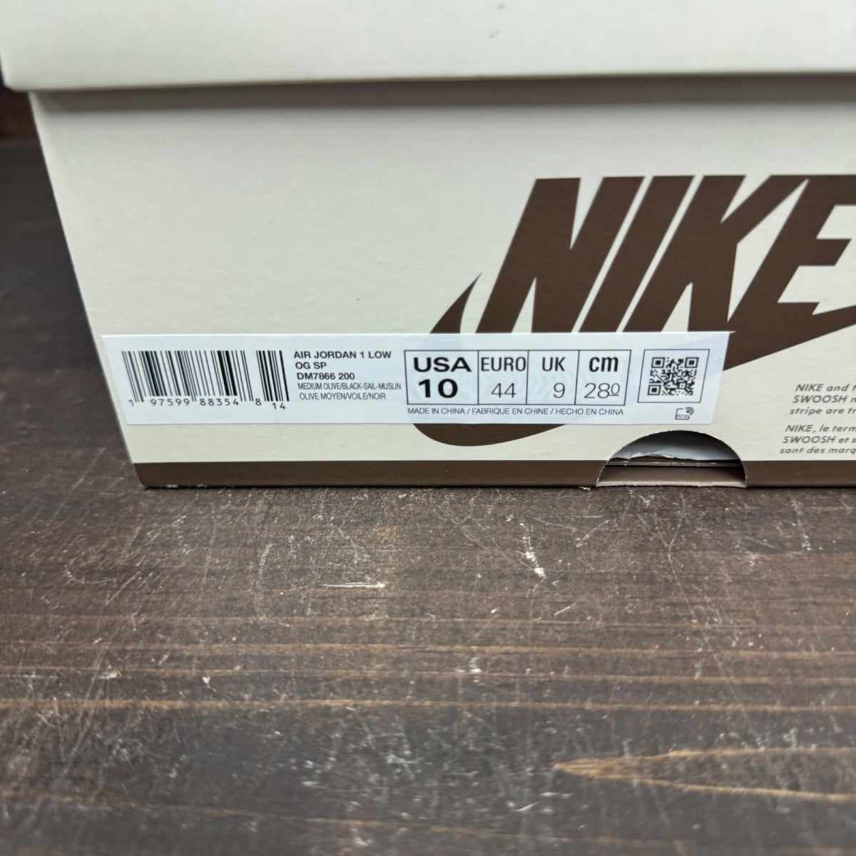 Jordan 1 Retro Low OG SP Travis Scott Medium Olive - Image 7
