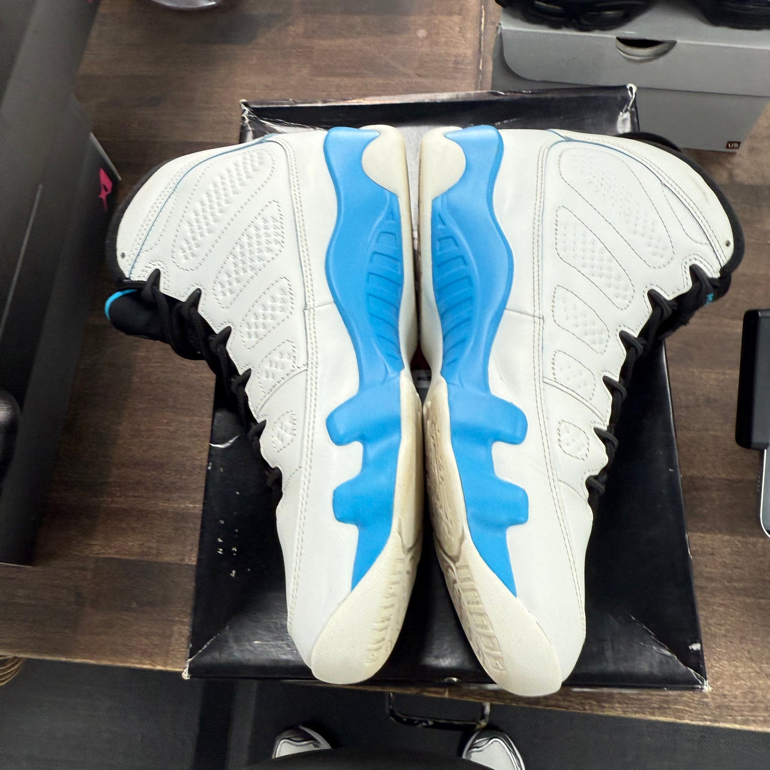 Powder Blue Jordan 9 Retro (2024) (USED)