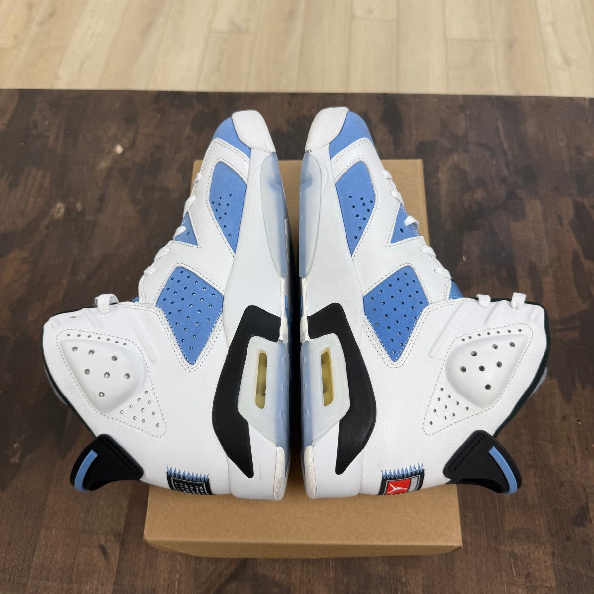 Jordan 6 Retro UNC White Size 10.5 (Pre-Owned) - Image 2