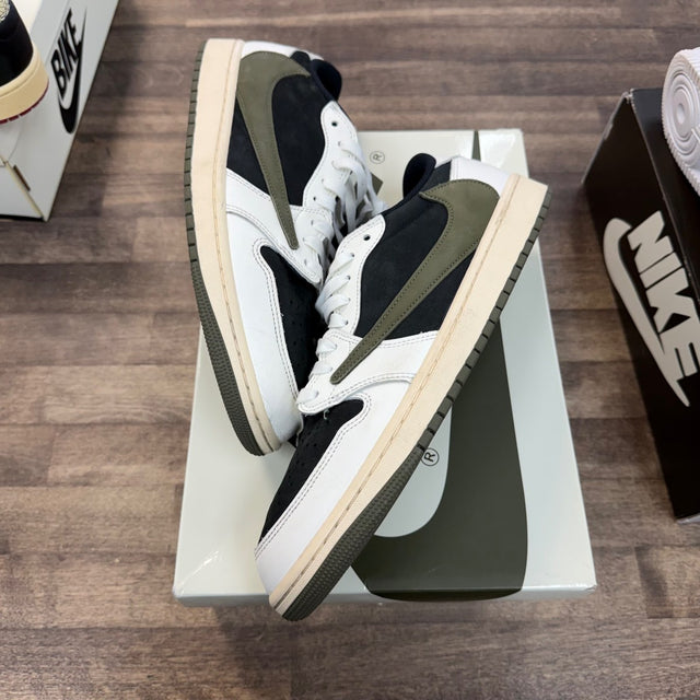 Jordan 1 Retro Low OG SP Travis Scott Olive (Women's) - Image 1
