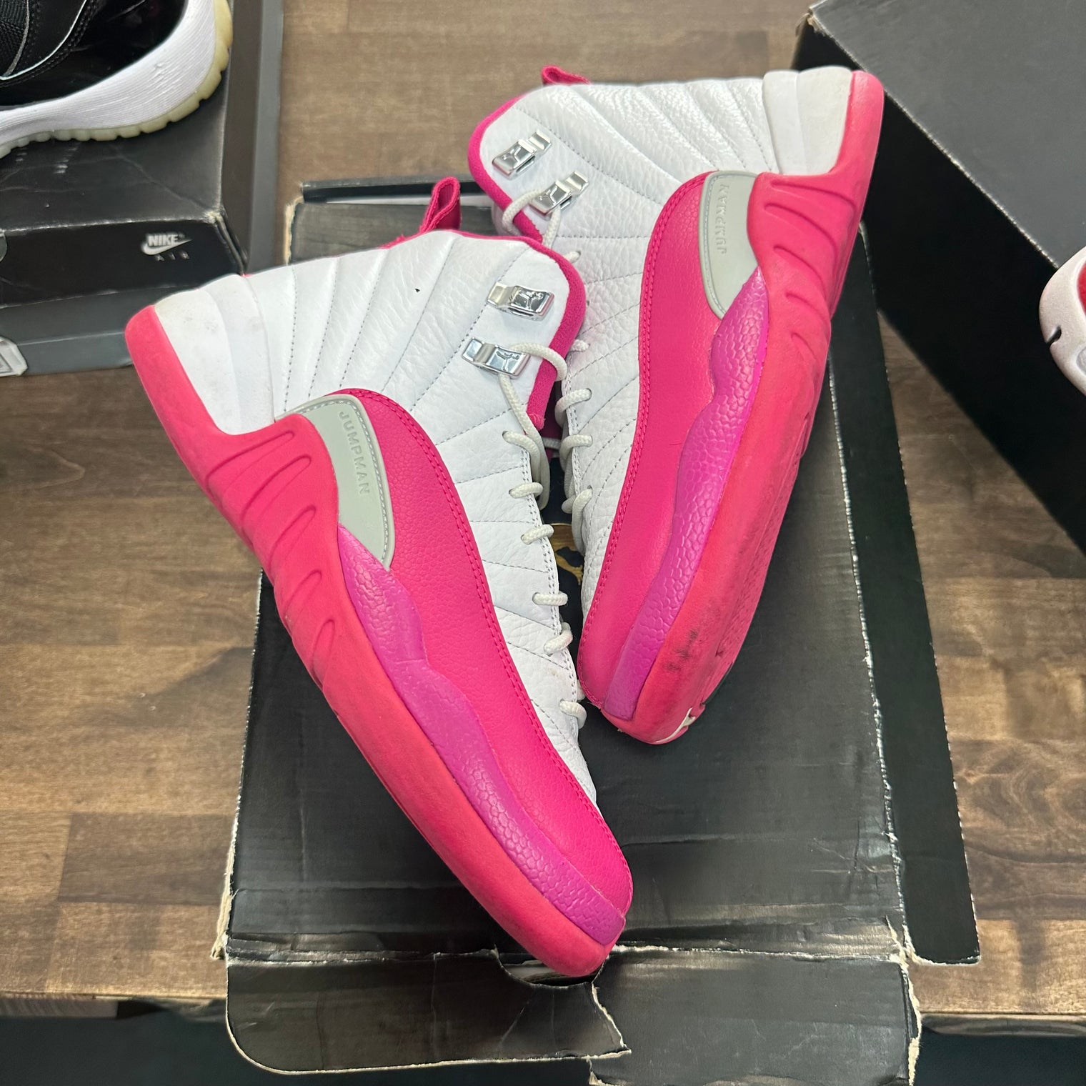 Dynamic Pink Jordan 12 (GS) (USED)