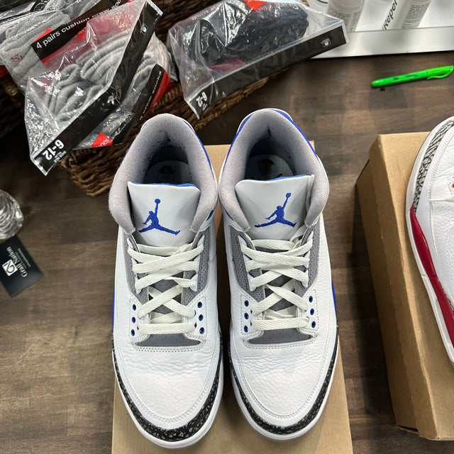 Racer Blue Jordan 3 Retro (USED, No Box)