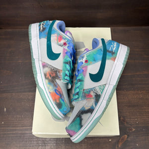 Nike SB Dunk Low Futura Laboratories Bleached Aqua Size 9.5 (Pre-Owned) - back