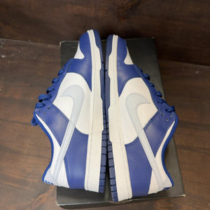 Nike Dunk Low Deep Royal Football Grey Size 13 (Pre-Owned) - Image 6