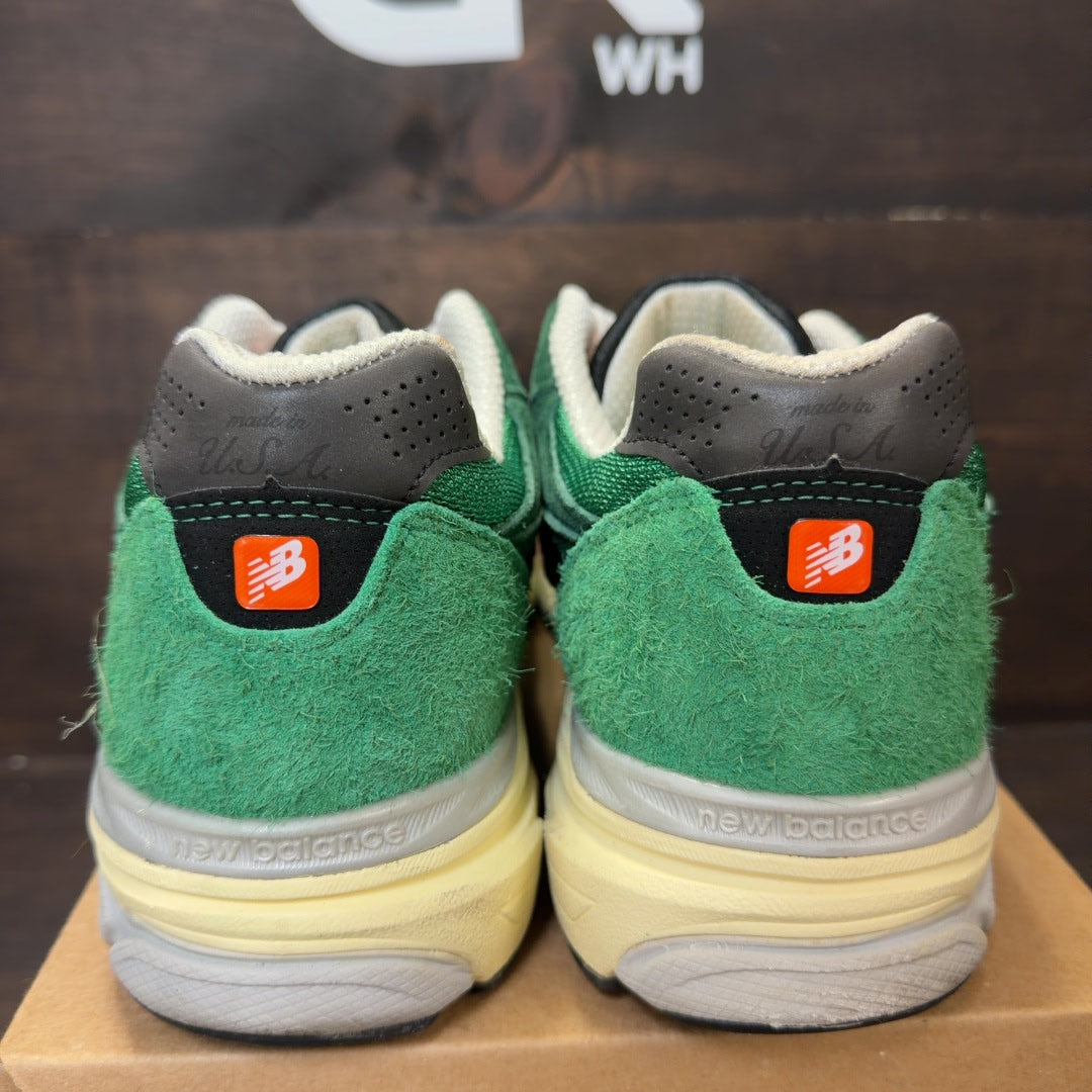 New Balance 990v3 MiUSA Varsity Green Gold Size 12 (Pre-Owned) - Image 4
