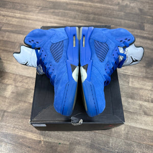 Jordan 5 Retro Blue Suede - Image 3