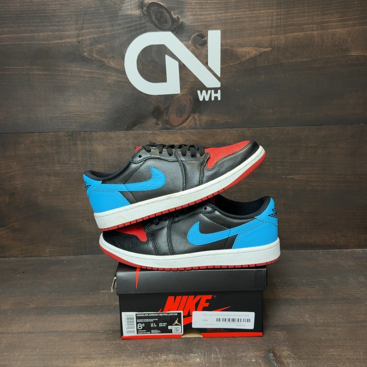 Jordan 1 Retro Low OG NC to Chi (Women's) - Image 1