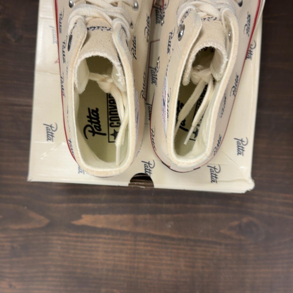Converse Chuck 70 Hi Patta Mini Logo Pack Natural Ivory Size 9.5 (Pre-Owned) - Image 6