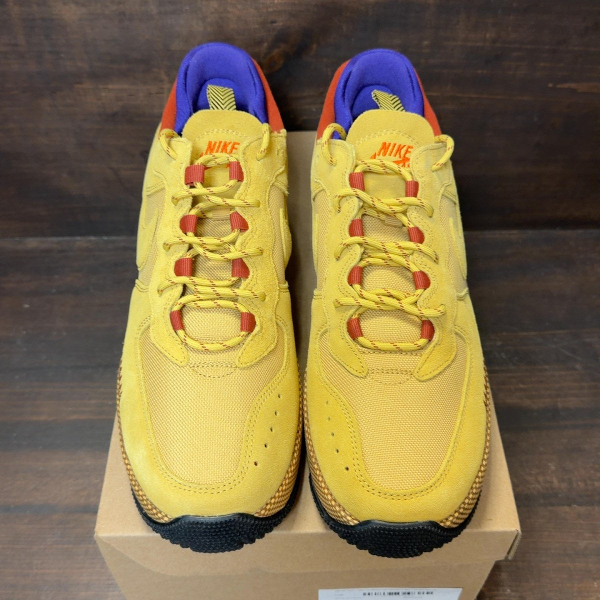 Nike Air Force 1 Wild Low Wheat Gold (Women's) Size 11W (Pre-Owned) - Image 3