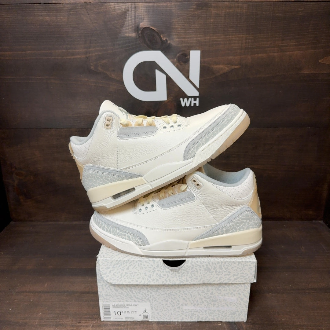 Jordan 3 Retro Craft Ivory - Image 1