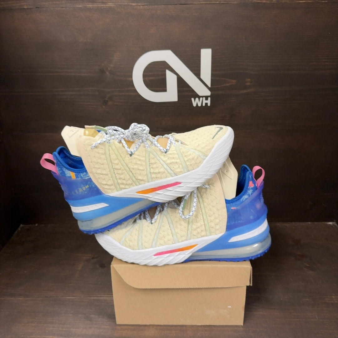 Nike LeBron 18 Los Angeles By Day Size 9 (Pre-Owned) - Image 1
