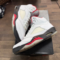 Jordan 5 Retro Fire Red Silver Tongue (USED)