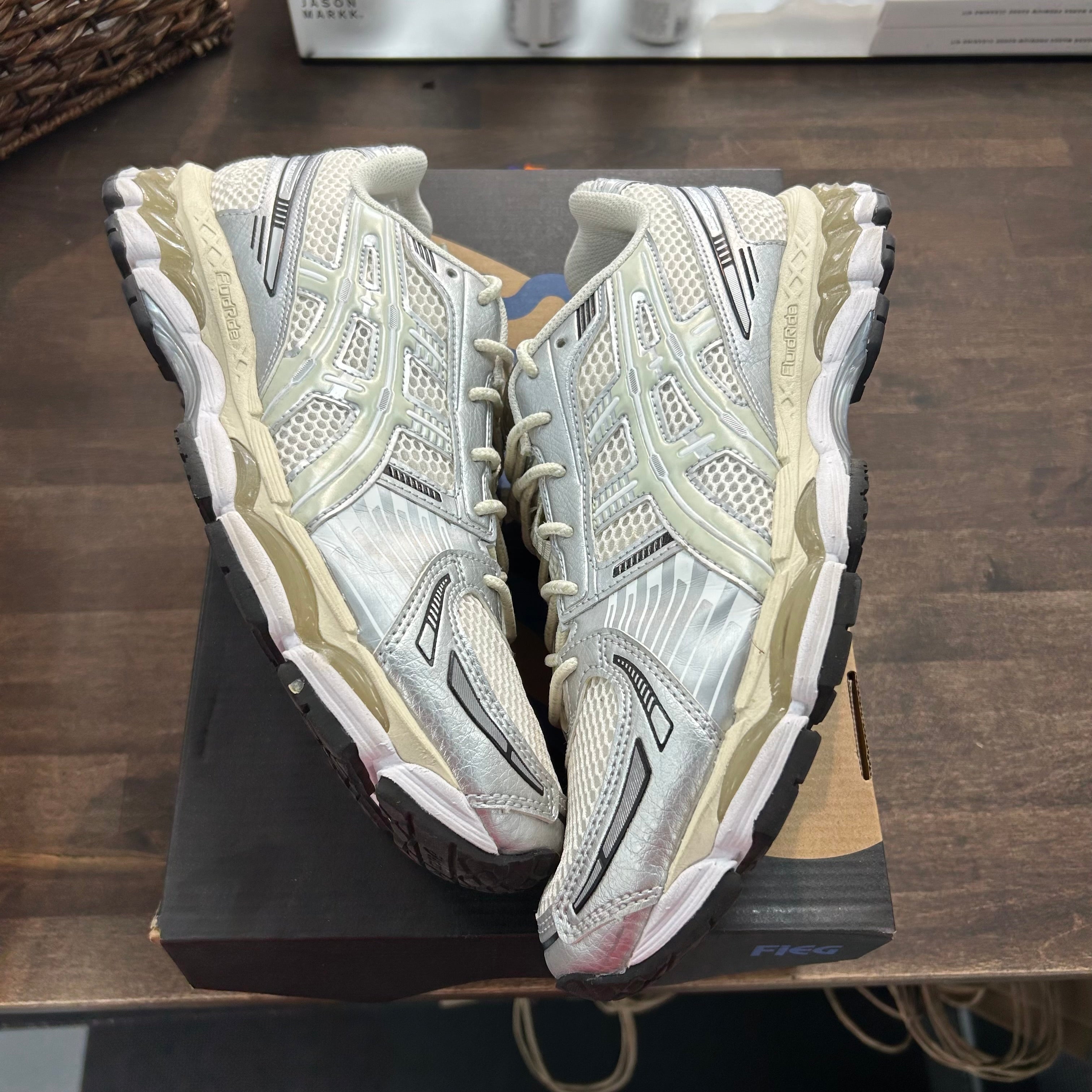 【Asics x Ronnie Fieg】GEL-KAYANO 12.1 CREAM PURE AQUA ASICS Gel-Kayano 12.1 Ronnie Fieg Cream Pure Aqua