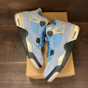 Jordan 4 Retro University Blue Size 10.5 (Pre-Owned) - Image 2