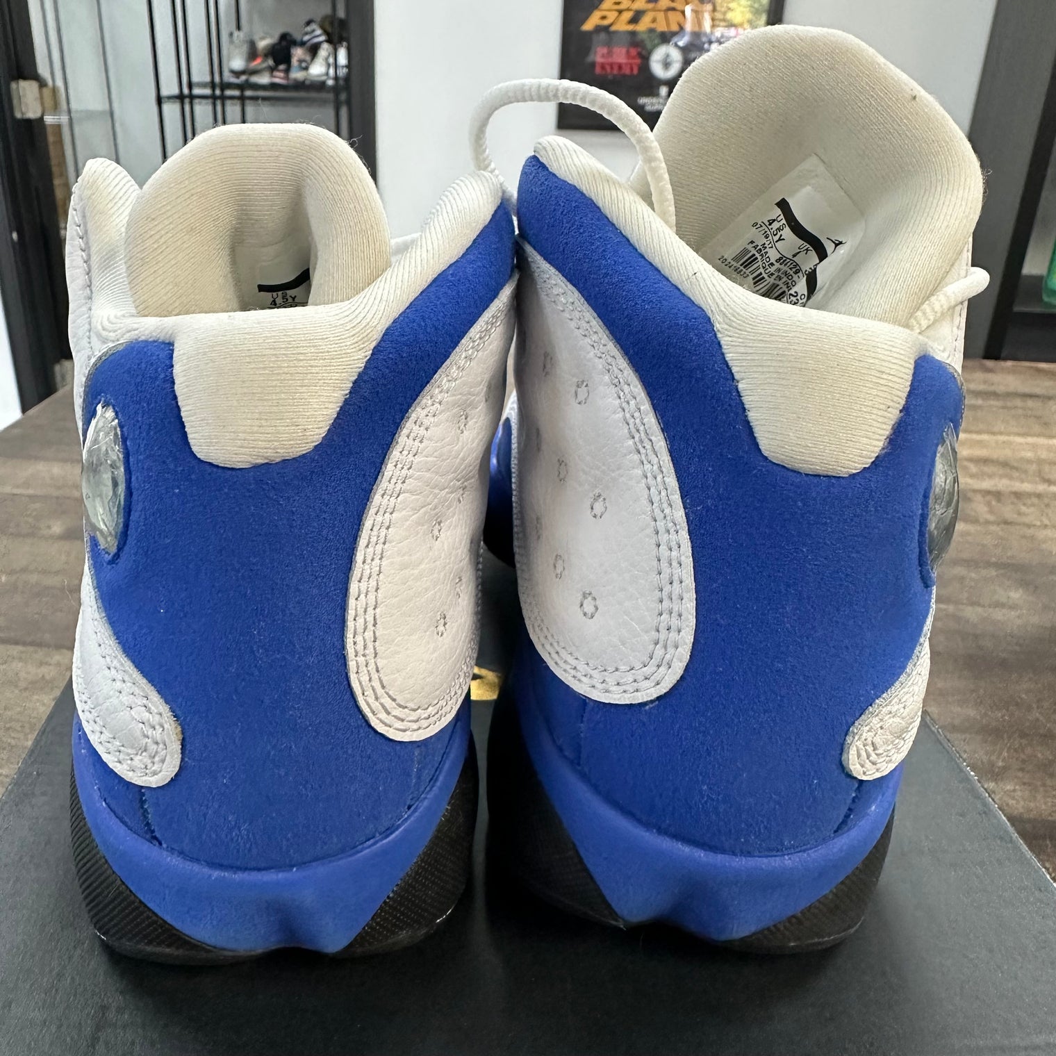 White Hyper Royal Black Jordan 13 GS (Used)