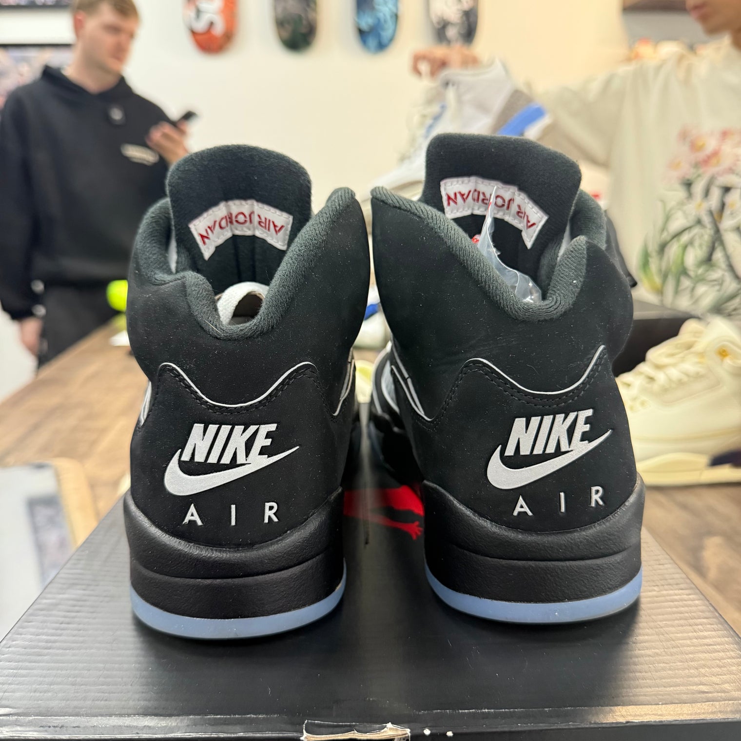Black Metallic Jordan 5 (2025) (USED)