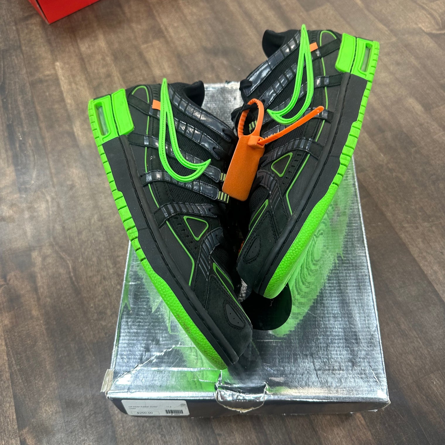 Green Strike Off-White Rubber Dunk (USED)