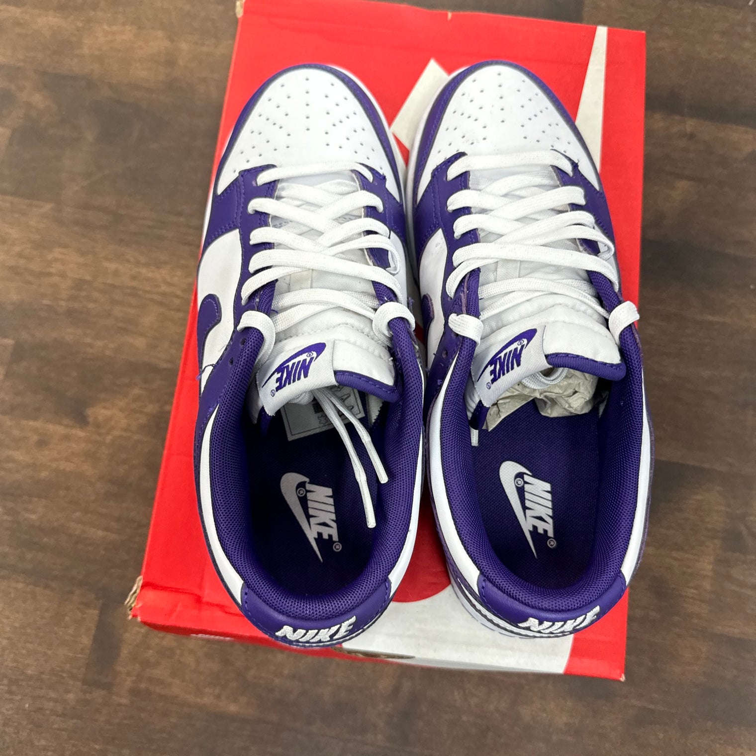 Nike Dunk Low Retro Court Purple 2022 (USED, no box)