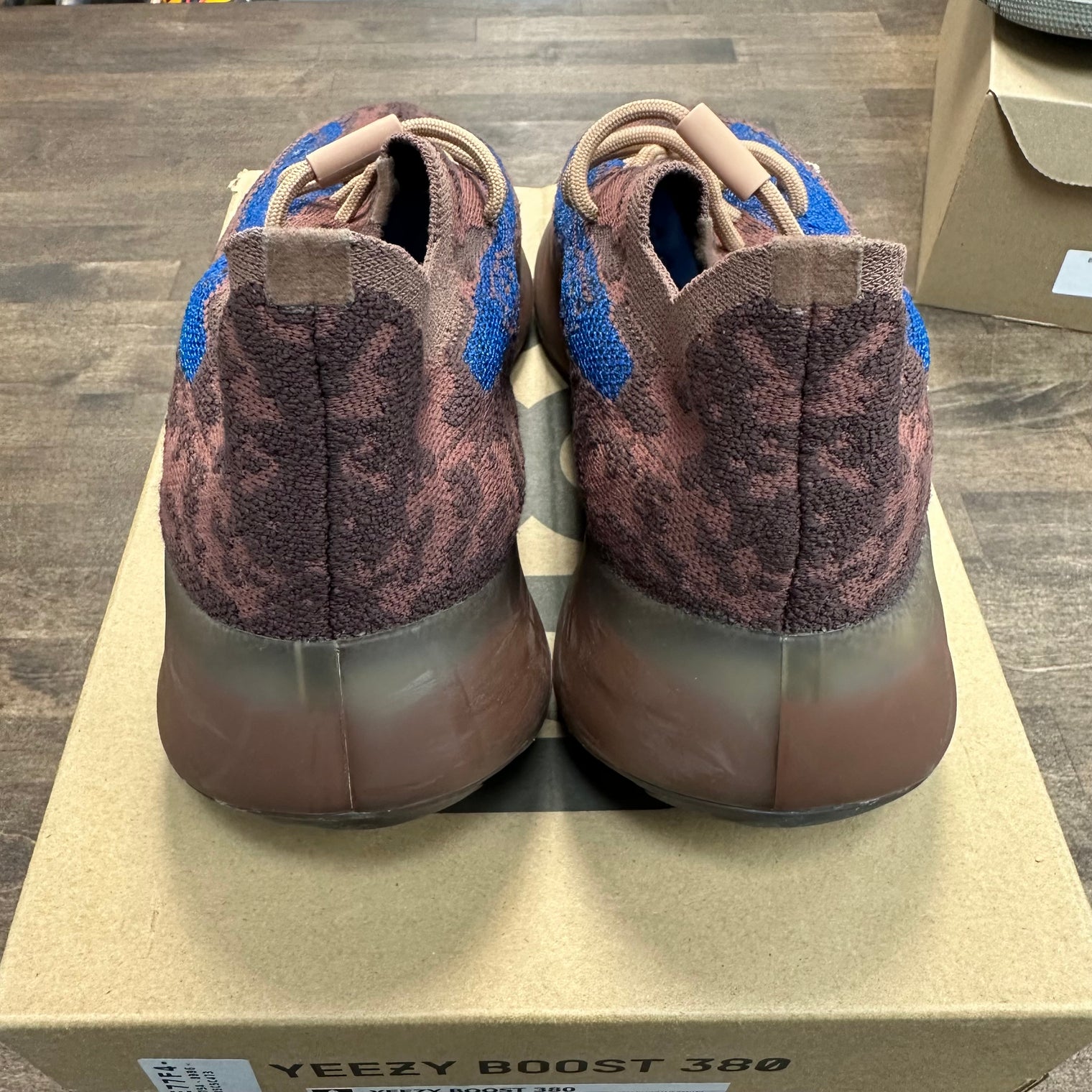 Azure adidas Yeezy Boost 380 (USED, no insoles)