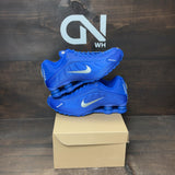 Nike Shox R4 Racer Blue Metallic Silver (Women's) Size 10W (Pre-Owned) - Image 1