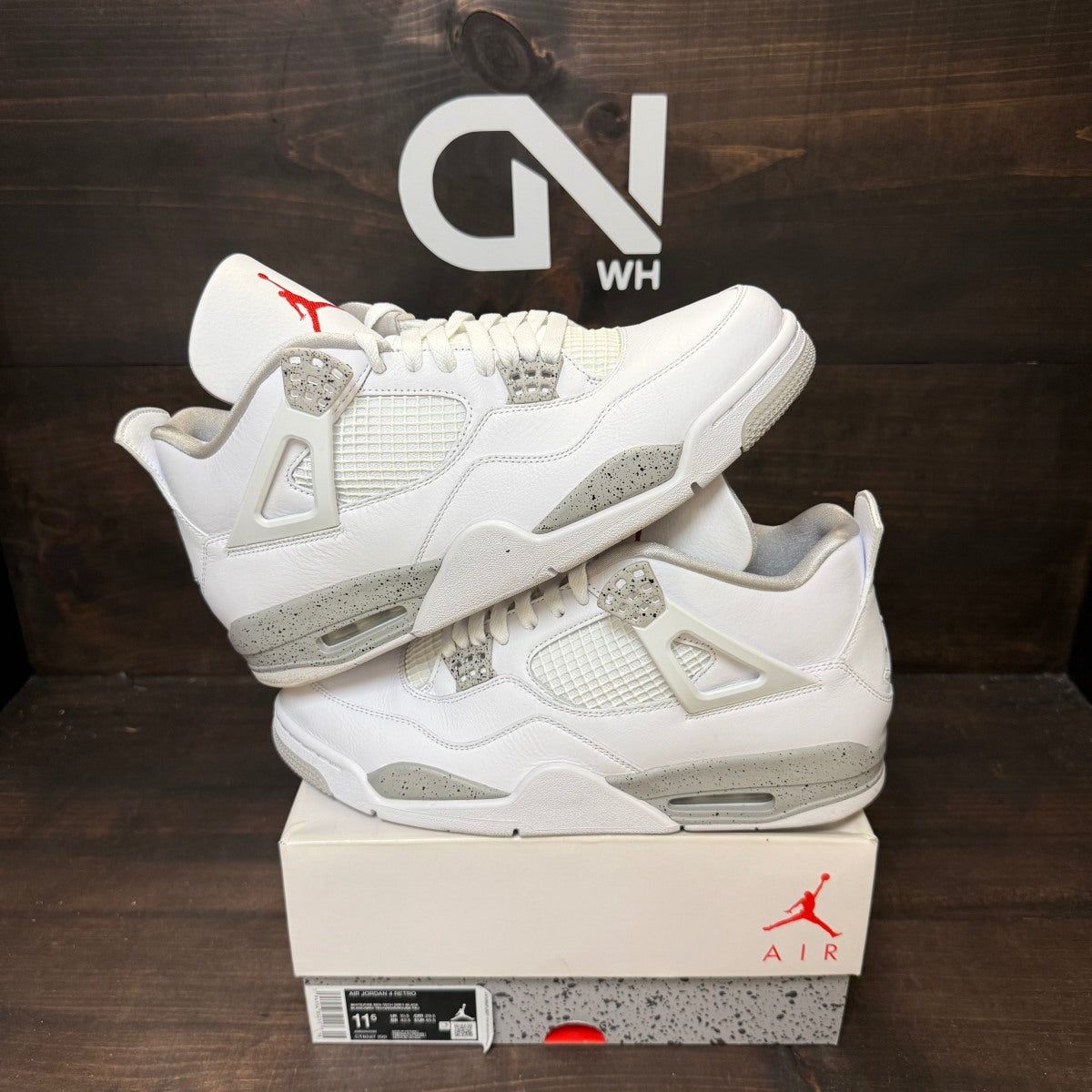 Jordan 4 Retro White Oreo (2021) - Image 1