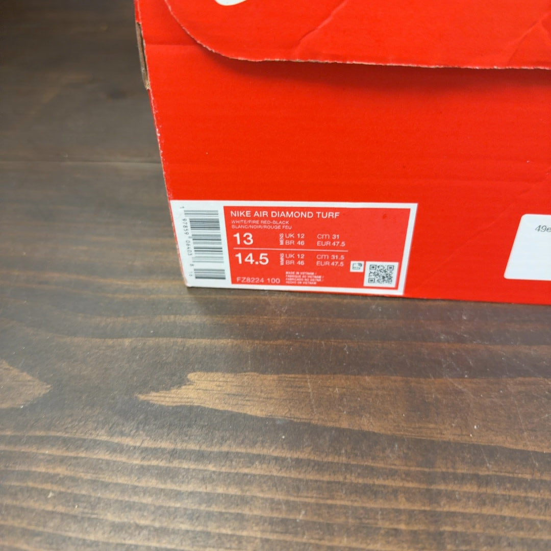 Nike Air Diamond Turf 49ers (2025) Size 13 (Pre-Owned)