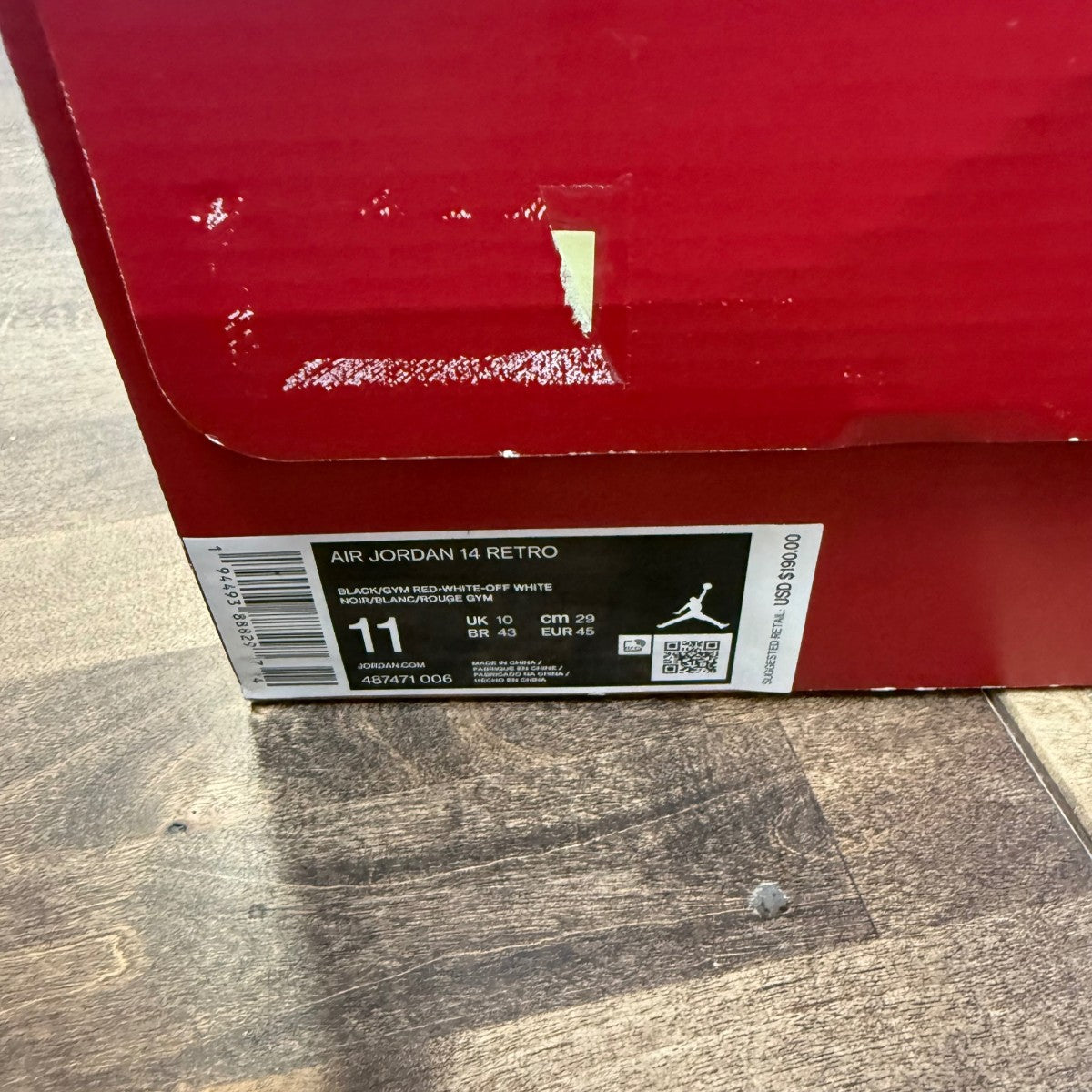Jordan 14 Retro Gym Red Toro - Image 6