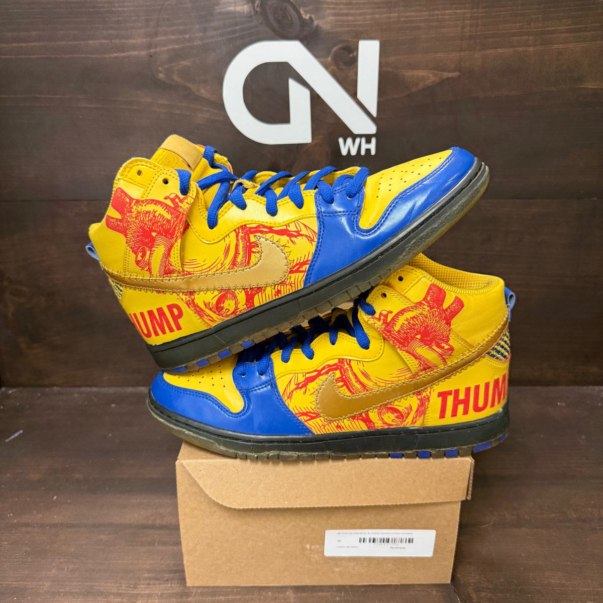 Nike SB Dunk High Finnigan Mooney 15th Anniversary Doernbecher (2019) Size 10 (Pre-Owned) - Image 1