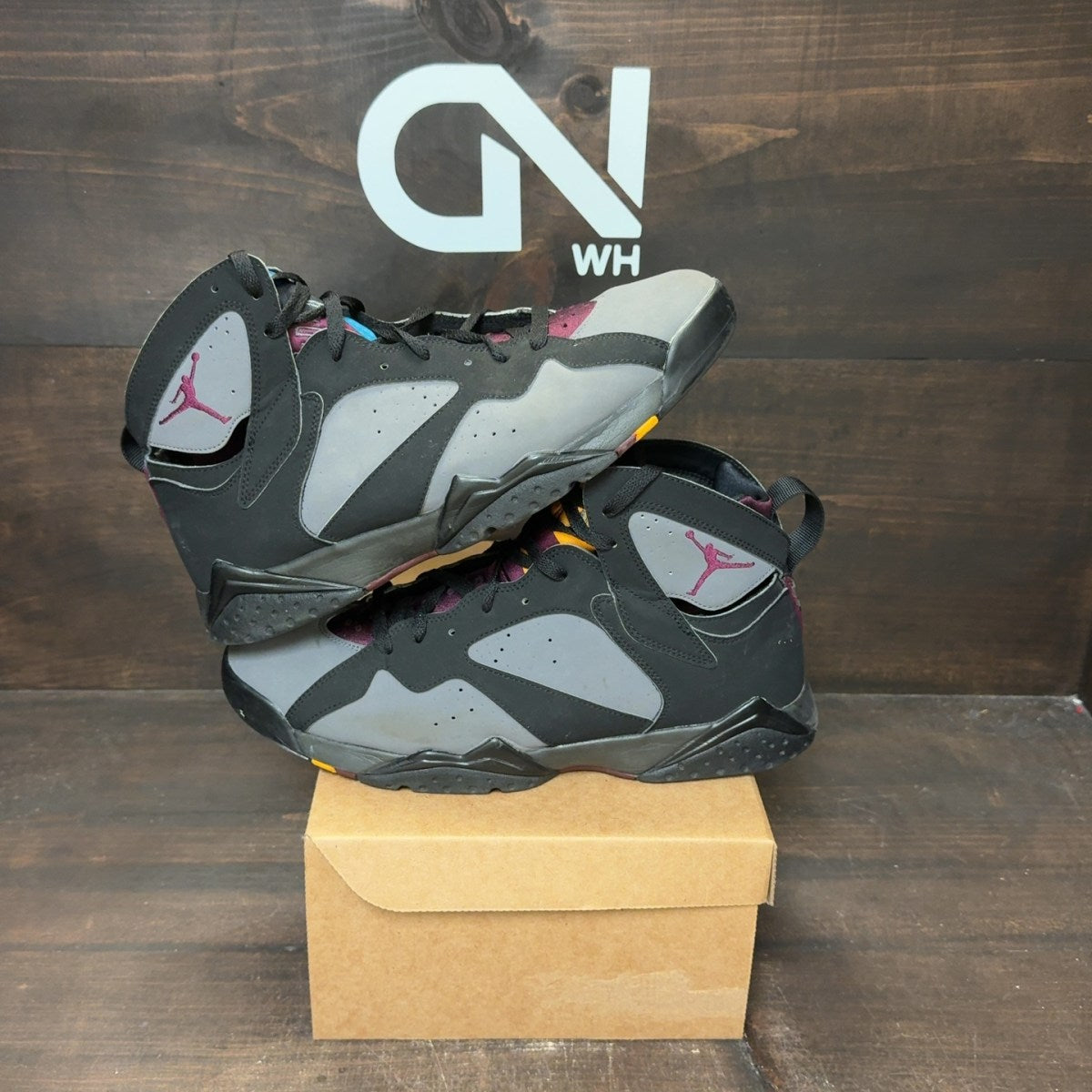 Jordan 7 Retro Bordeaux (2015) Size 12 (Pre-Owned) - Image 1
